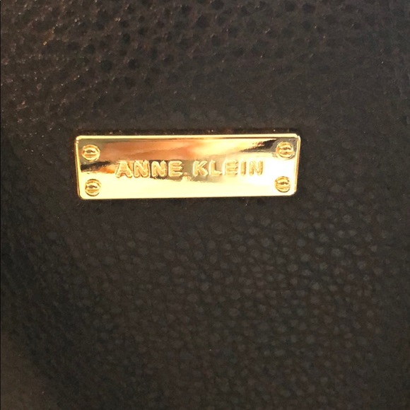 Anne Klein Black and Gold Handbag - Picture 2 of 8